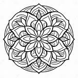 Best Mandala Coloring Pages Simple Nature Inspired Line Art Stock  sketch template