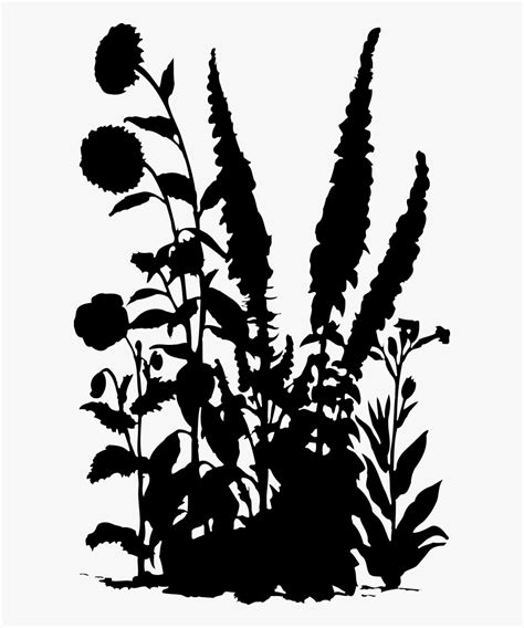 Flowers 15 Silhouette - Potted Plant Silhouette Transparent , Free Transparent Clipart - ClipartKey