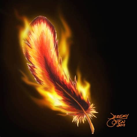 I decided to add some flames to my Phoenix Feather. I believe I like ...