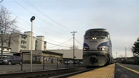 Amtrak F59PHI Surfliner 454 Leading Cascades Train #513! Awesome K5LA ...