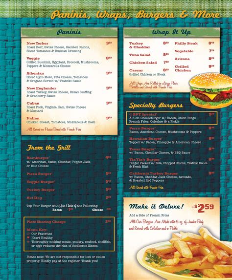 Bridgeport Flyer Diner Menu Design on Behance