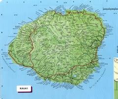 Kauai Relief Map - Kauai • mappery