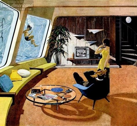 20 stunning space-age retro futuristic home concepts from the '60s - Click Americana | Retro ...