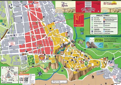 Tourist Map Of Ronda Spain | secretmuseum