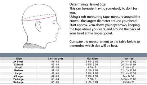 Size Guide | SHOEI Assured