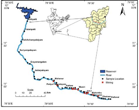 Kaveri River Route Map