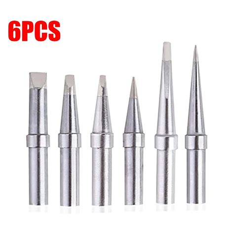 Solder Tips 6pcs Weller ET Soldering Iron Replacement Tips For / 50 WE1010NA ET Brand New And ...