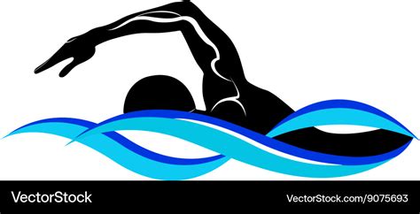 Swimmer athlete Royalty Free Vector Image - VectorStock