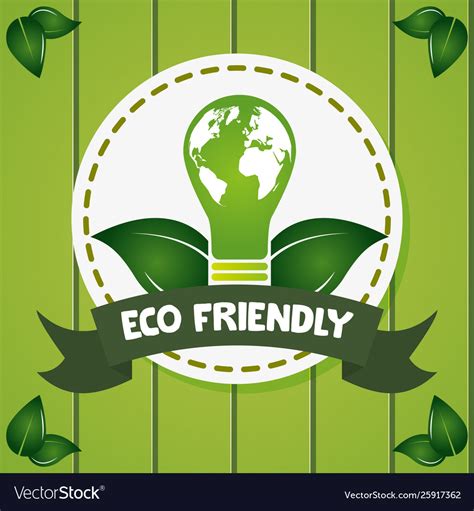 Eco friendly environment design image Royalty Free Vector