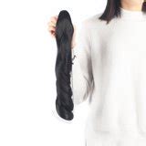 18" 21" Straight Curly Synthetic Clip in Claw Ponytail Hair Extension Synthetic Hairpiece 150g ...