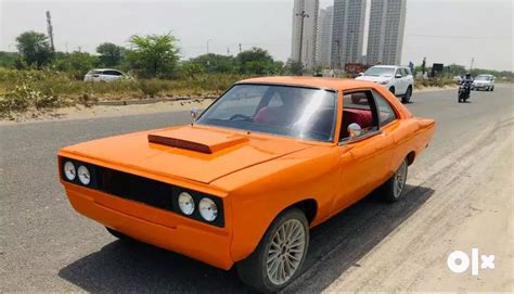 Hindustan Contessa modified to mimic Dodge Challenger muscle car