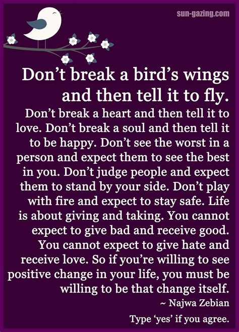 Pin by Peace Be With You on True Story | Najwa zebian quotes, Quotes, Bird wings