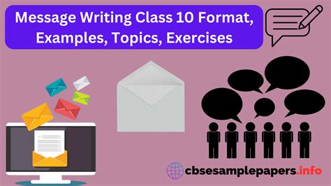 Message Writing Class 10 Format, Examples, Topics, Exercises – CBSE ...