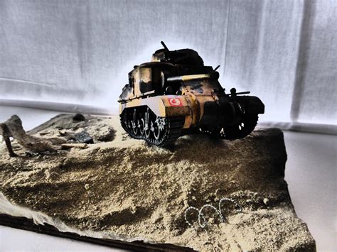 M3 Grant/Lee WW2 tank desert diorama - M3 Grant/Lee WW2 tank desert diorama - Gallery - DakkaDakka