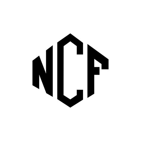 NCF letter logo design with polygon shape. NCF polygon and cube shape ...