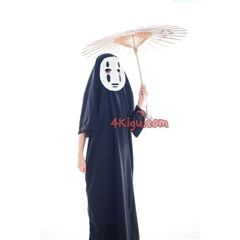 No Face Man Kigurumi Anime Halloween Cosplay Costume - 4kigu