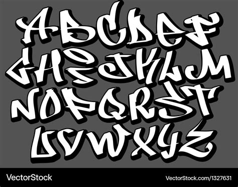 Coole Graffiti Schrift ABC | Graffiti-Buchstaben und Alphabet