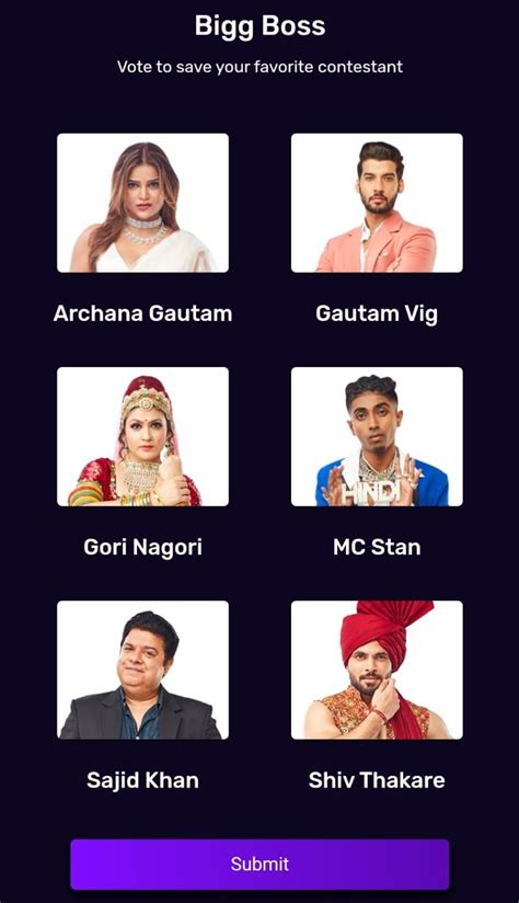 Bigg Boss Season 16 Online Voting At Voot App - Vote To Save Your ...