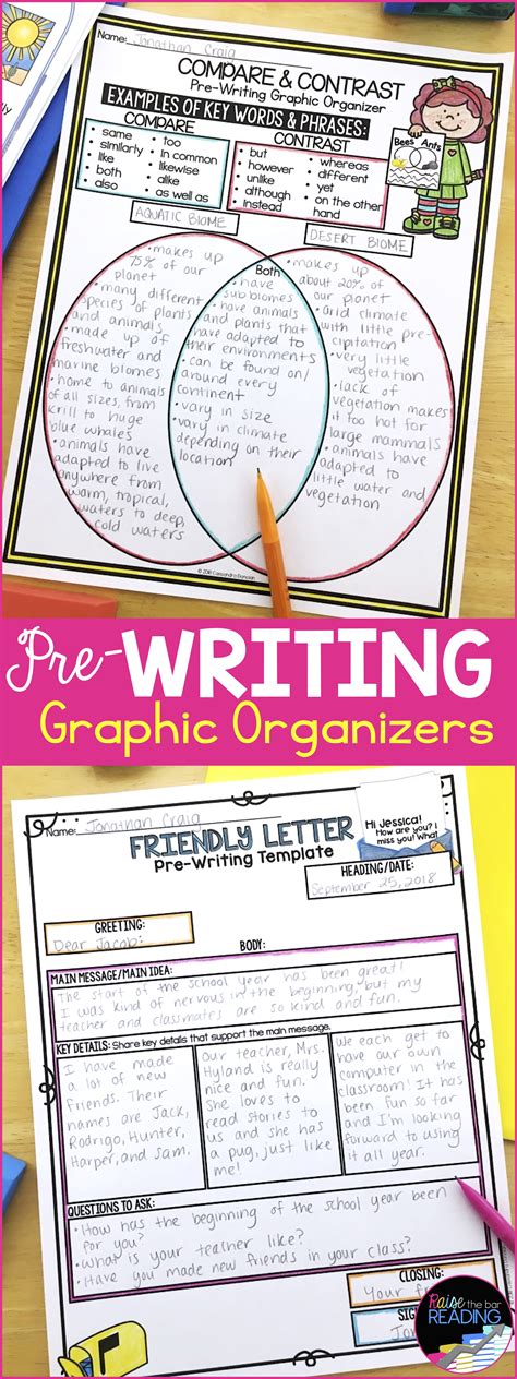 Prewriting Graphic Organizers: Writing Worksheets, Hamburger Paragraph & more | Writing graphic ...