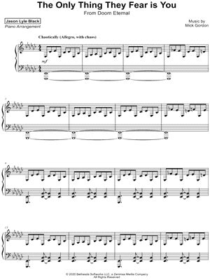 "The Only Thing They Fear Is You" Sheet Music - 1 Arrangement Available Instantly - Musicnotes