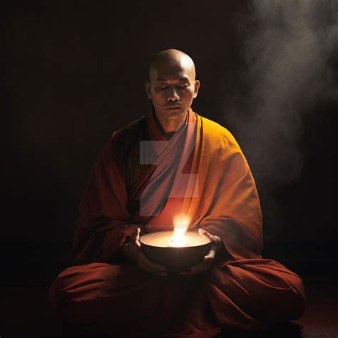 Tibetan monk meditation by Coolarts223 on DeviantArt