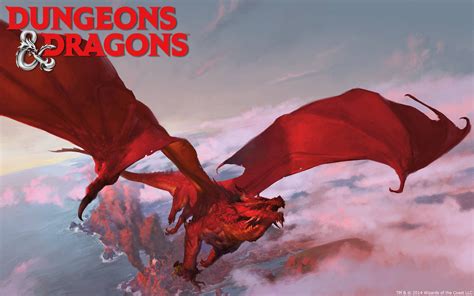 Download Dnd 3d Red Dragon Poster Background | ManyBackgrounds.com