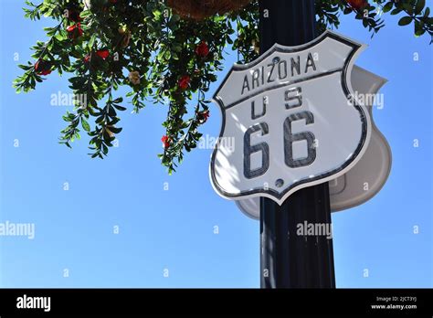 US Route 66 sign Stock Photo - Alamy