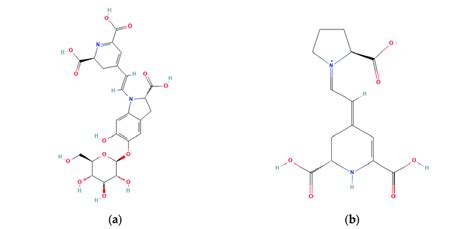 Structure of (a) betanin and (b) indicaxanthin [93,94]. | Download ...