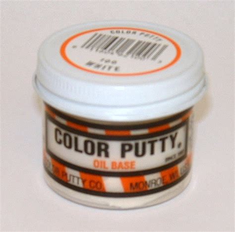 COLOR PUTTY 065-102 White- 3.5 Oz Jar Color Putty #100