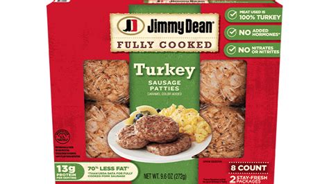 Fully Cooked Turkey Sausage Patties | Jimmy Dean® Brand