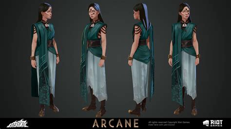 ArtStation - Arcane - Character texturing, Céline Giglio | League of ...