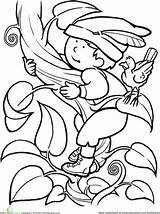 64  Stories Tales Jack And The Beanstalk Coloring Pages sketch template