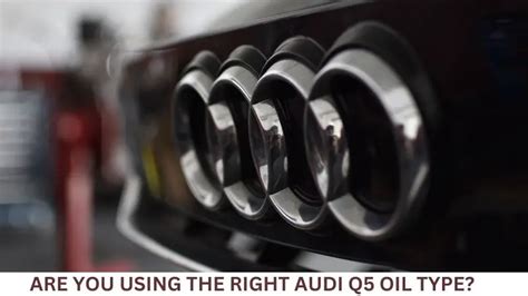 Audi Q5 Oil | Find the Right Oil for Your Audi Q5 - Take Your Oil