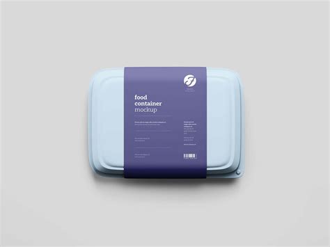 Free Plastic Food Box Mockup (PSD)