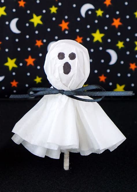 20 Best Cute Halloween Ghost Crafts For Kids - This Tiny Blue House