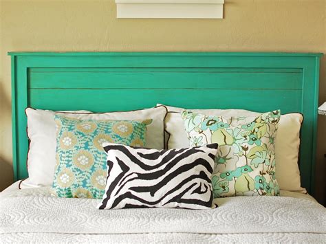 Rustic Yet Chic Wood Headboard | HGTV