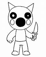 Memory Piggy Roblox Coloring Page  Free Printable Pages For Kids sketch template