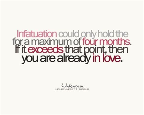 Love vs infatuation | Infatuation, Love quotes, Love is when