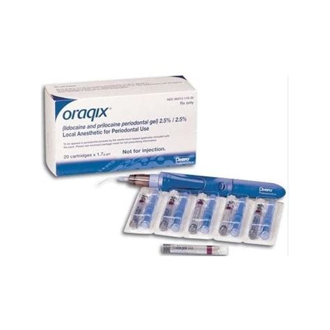 Dentsply Oraqix Gel (66312020UK) - Box20 - BF Mulholland Ltd