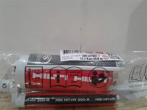 Hilti HY 200-R Injectable Mortar Epoxy Hybrid Adhesive in Nepal at NPR ...