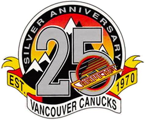 Vancouver Canucks Logo - Anniversary Logo - National Hockey League (NHL ...