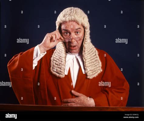 HIGH COURT JUDGE IN RED ROBE Stock Photo - Alamy