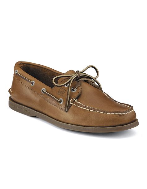 Sperry top-sider Authentic Original 2-eye Leather Boat Shoes in Brown for Men | Lyst