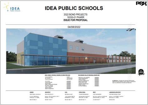 2022A Bond Project Phase 3 (Pharr) - IDEA Public Schools - Virtual ...