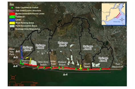 New Staten Island Flood Plan Includes 20-Foot Levee and Buried Seawall ...