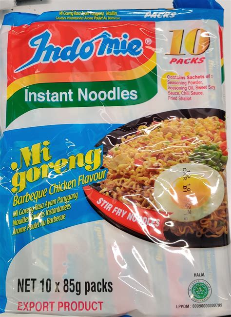 Indomie 10pk Noodles BBQ Chicken - Ferry Road