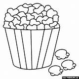 Pop Corn Coloring Pages  Home sketch template