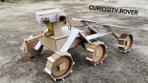 How to Build a "Mars" Curiosity Rover Realistic Robot from Cardboard ...