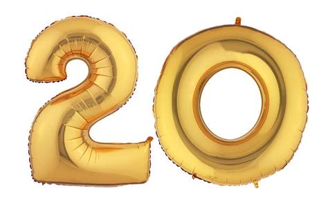 Gold Number 20 Balloon Stock Photos, Pictures & Royalty-Free Images ...