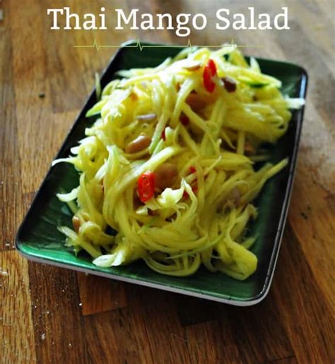 Green Mango Salad Recipe, Thai Mango Salad Recipe - Prema's Culinary